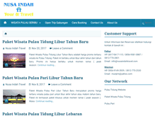 Tablet Screenshot of nusaindahtravel.com